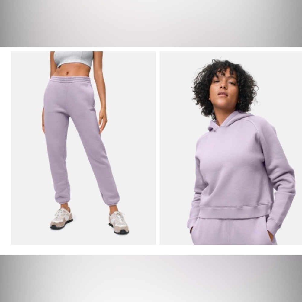 Outdoor Voices Nimbus Sweatpants and Hoodie